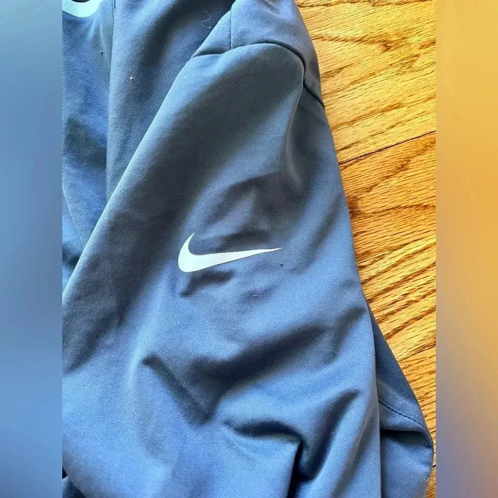 NIKE shield women’s zip up sporty jacket size small - blue